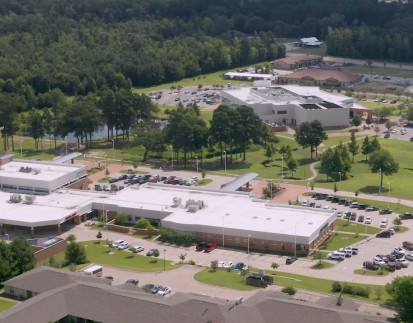 Aerial view of NorthPark Campus